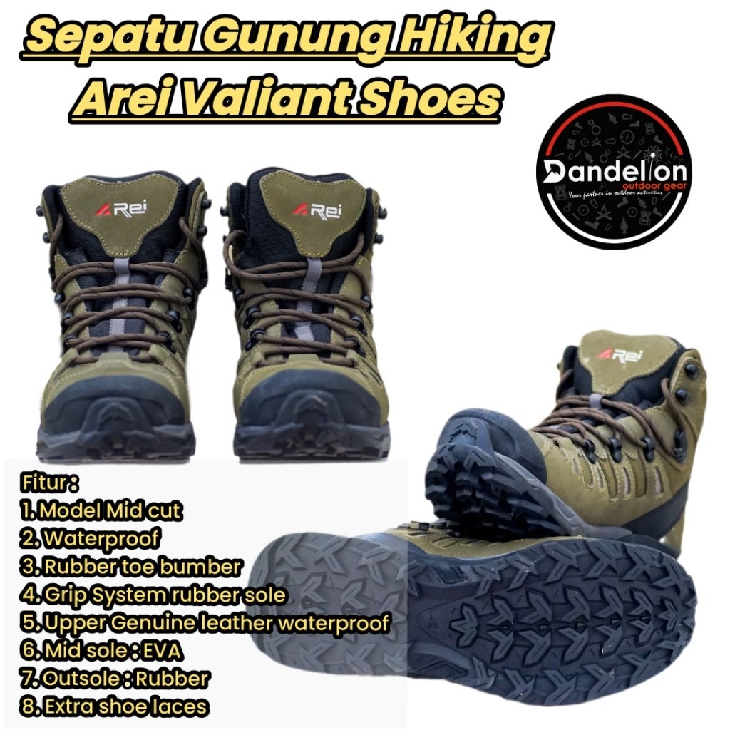 Sepatu Gunung Hiking Arei Valiant Shoes