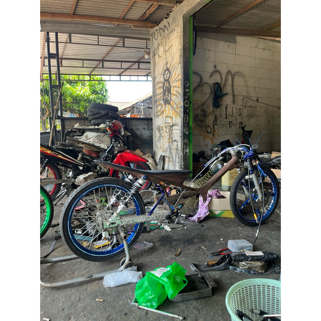 frame set sleep engine 200cc