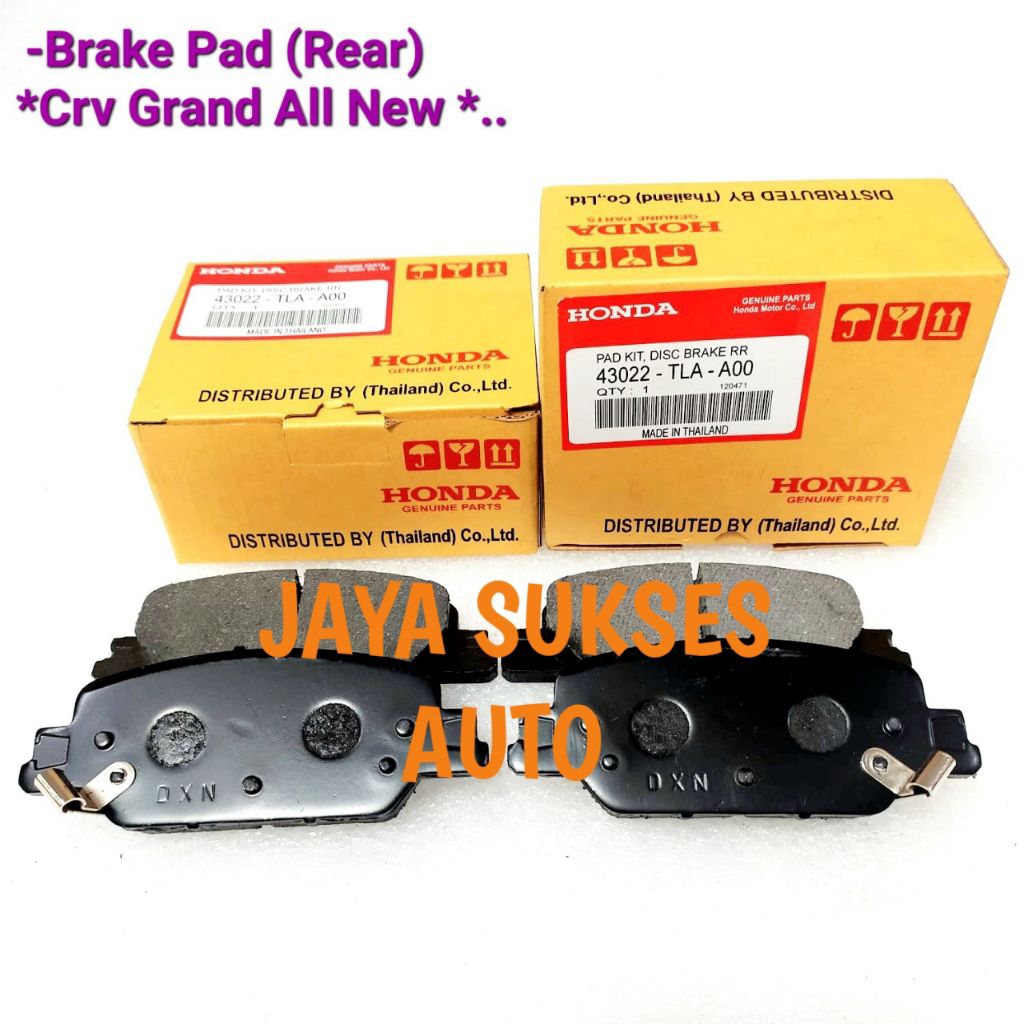 Brake Pad (Rear) Kampas Rem Belakang Honda CRV Grand All New 43022-TLA-A00 Original