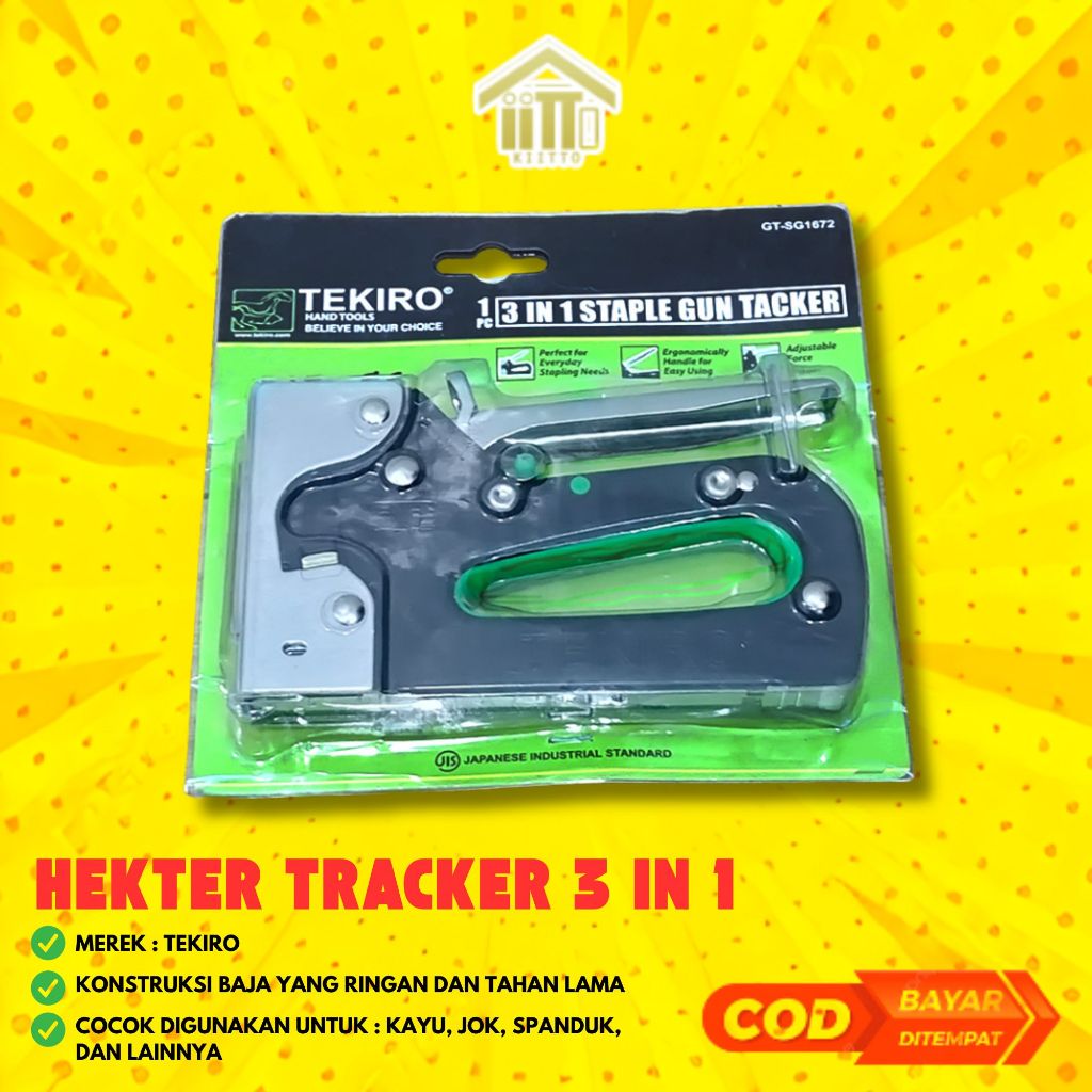 

STAPLES HEKTER GUN TRACKER HITAM 3 IN 1 TEKIRO / STAPLES JOK 3 IN 1 TEKIRO