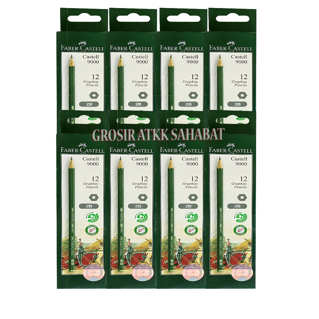 

PENSIL FABER CASTEL 2B ORIGINAL UJIAN COMPUTER (12 pcs) per box/kotak