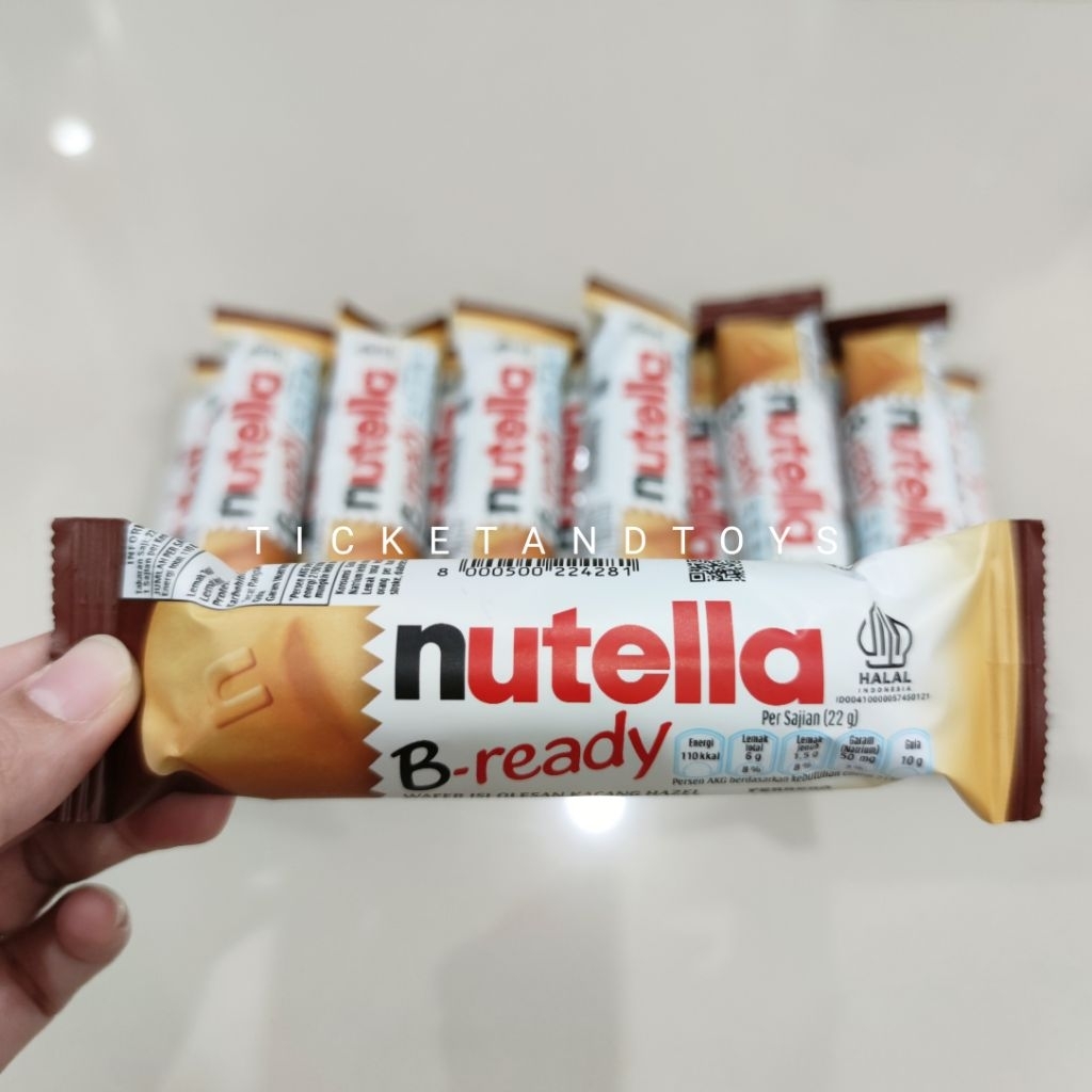 

TERMURAH‼️Nutella B Ready 22gr Ferrero Coklat Snack Cemilan