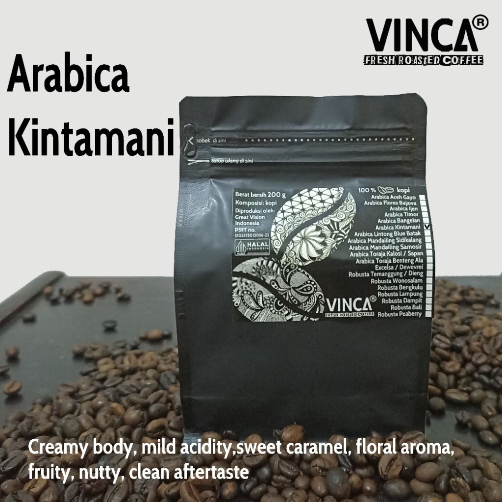 

Vinca kopi Arabica Kintamani