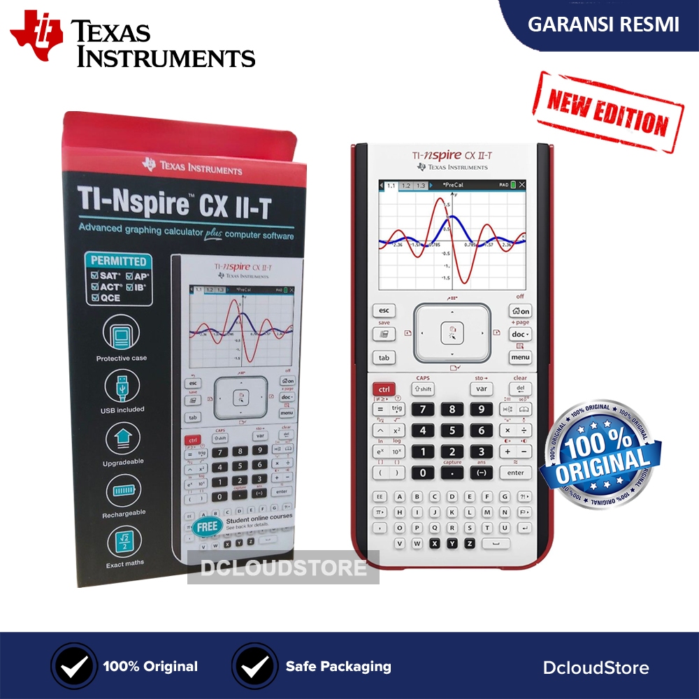 

Kalkulator Grafik Texas TI-Nspire CX II T Graphic Calculator Original