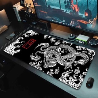 Mouse Pad Gaming Naga Jepang Ukuran Besar Anti Slip Desk Mat 900x400/700x300
