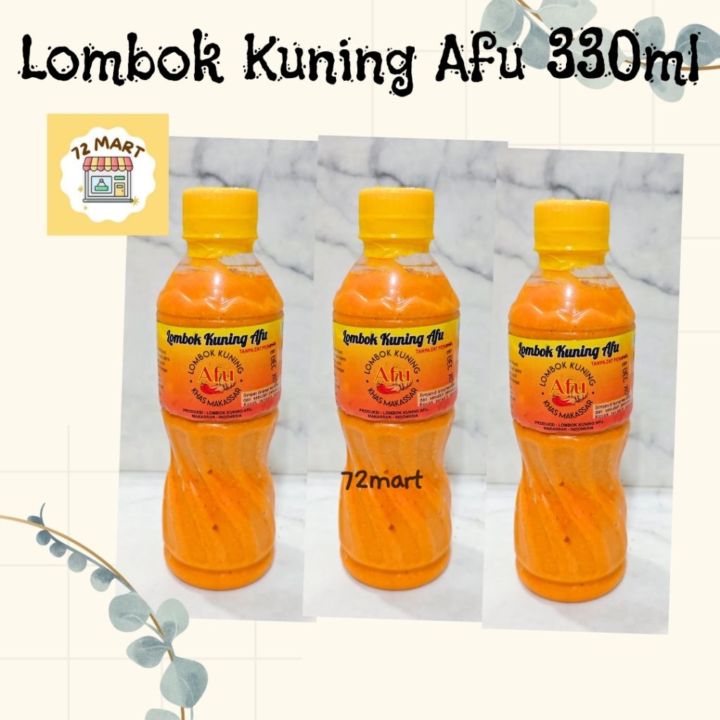 Lombok kuning Afu Khas makassar 330ml