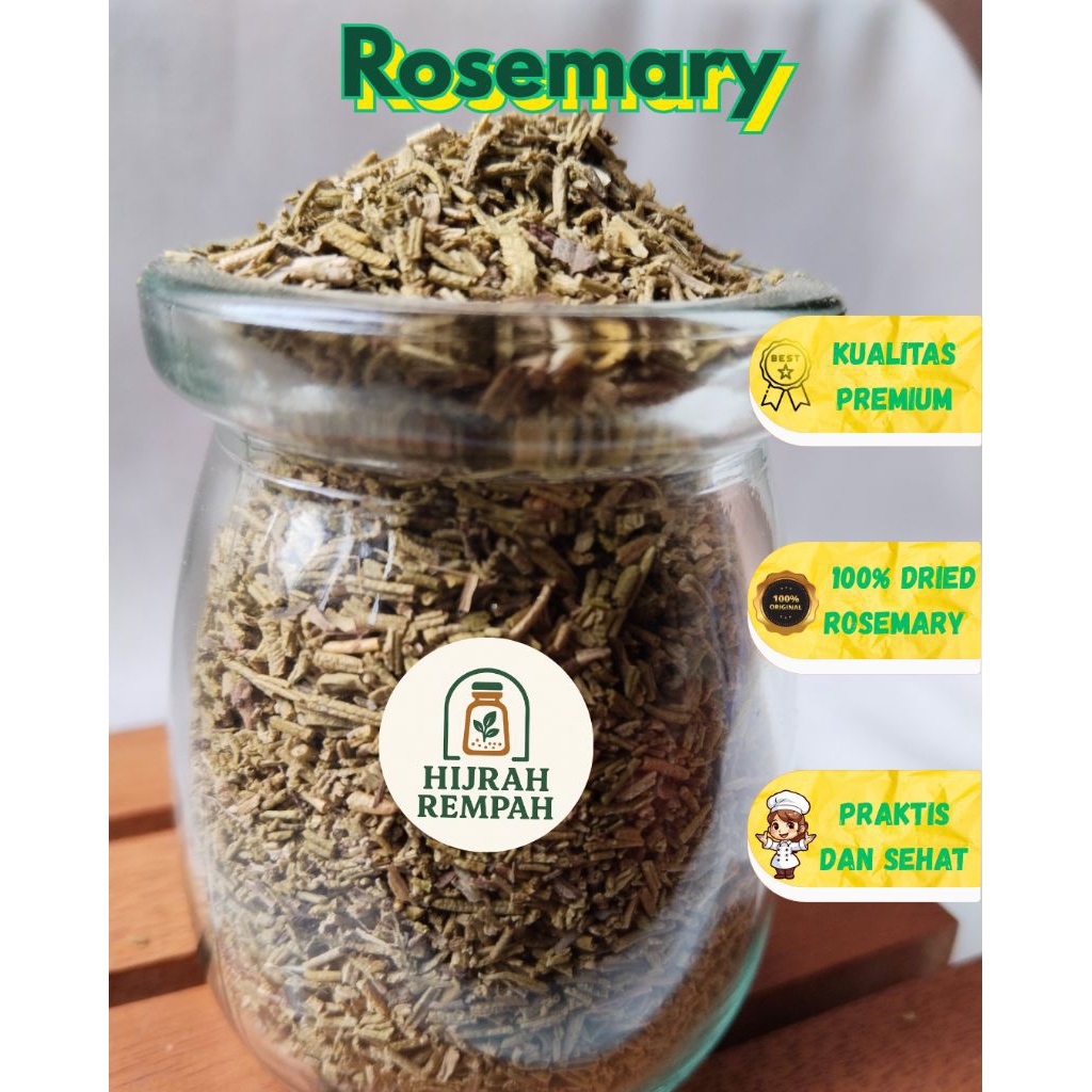

Rosemary Dry/Rosmeri/ Daun Rosemary Kering 100 gram
