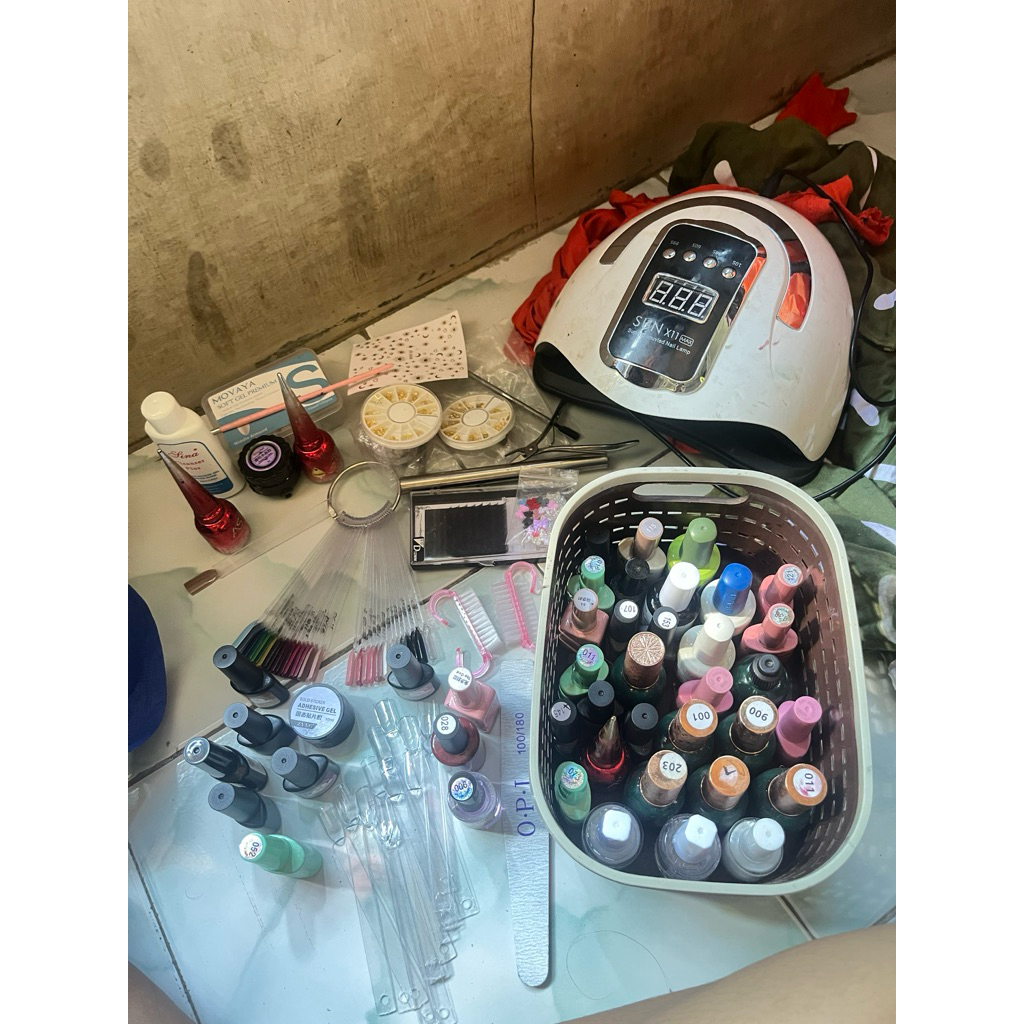 perlengkapan nail art lengkap