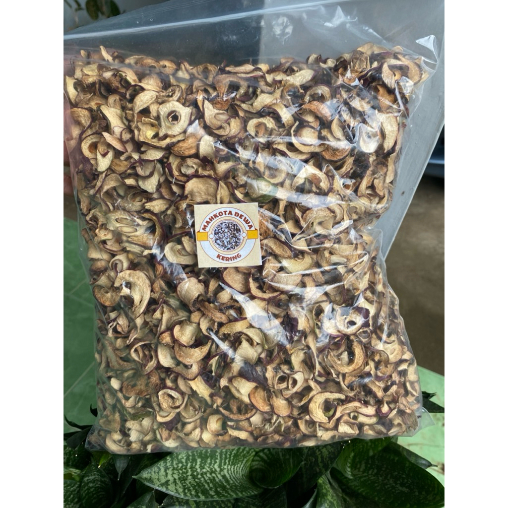 

1 kg mahkota dewa kering asli mahkota iris kering