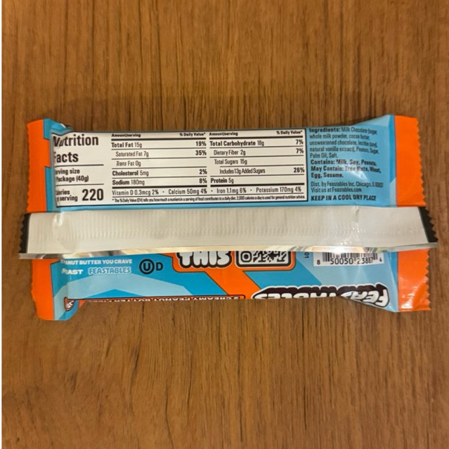 Nyimas_Pawom Mr Beast Feastables Chocolate Creamy Peanut Butter Cups 40Gram - Mrbeast Coklat