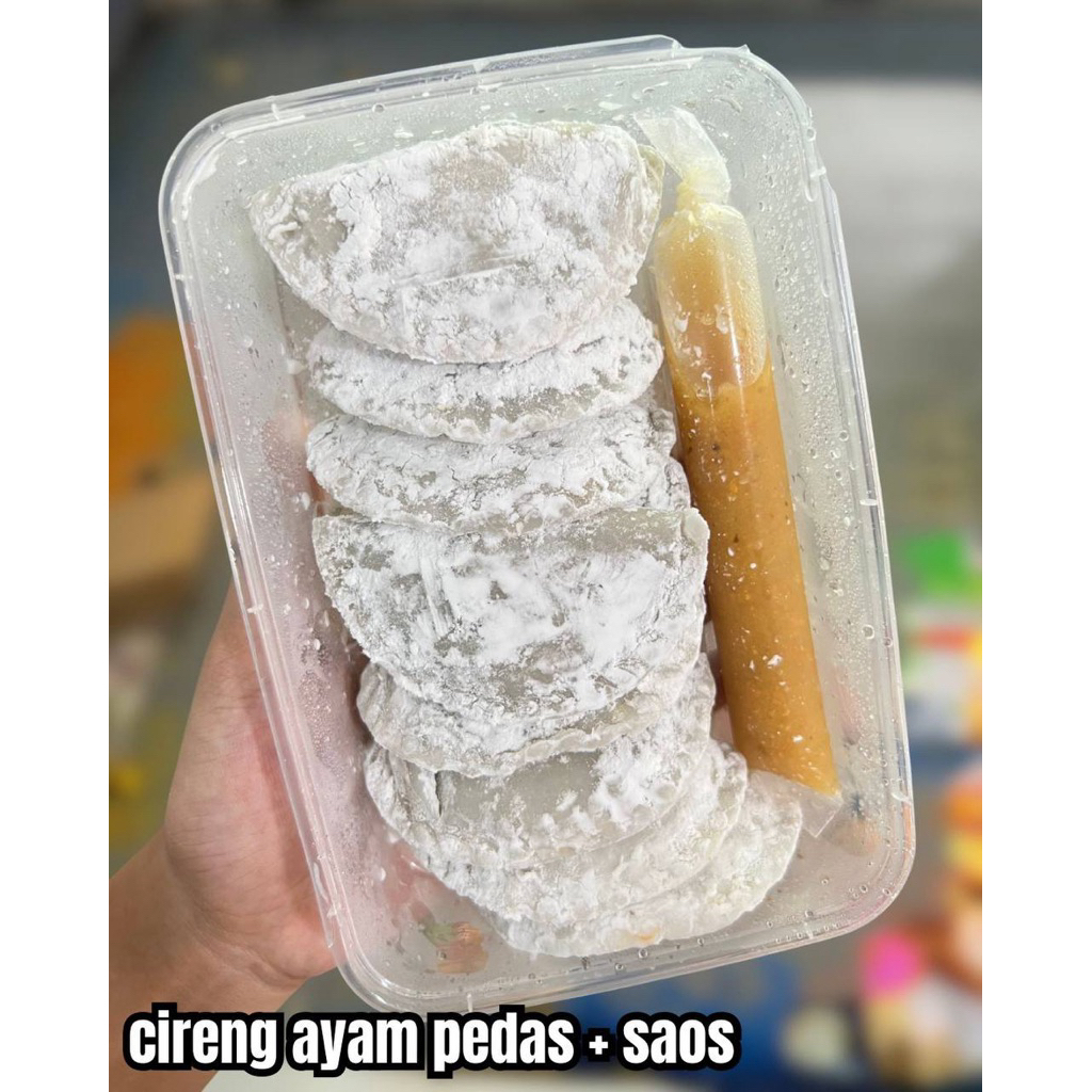 

CIRENG AYAM SUIR PEDAS ISI 10+ SAOS