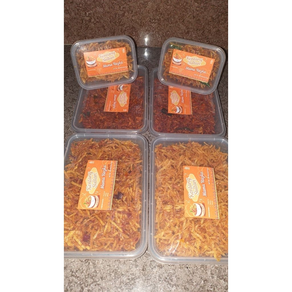 

kentang sultan pedas manis daun jeruk 400ml