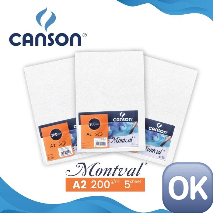 

Canson Montval A2 200gsm 5sht watercolor paper