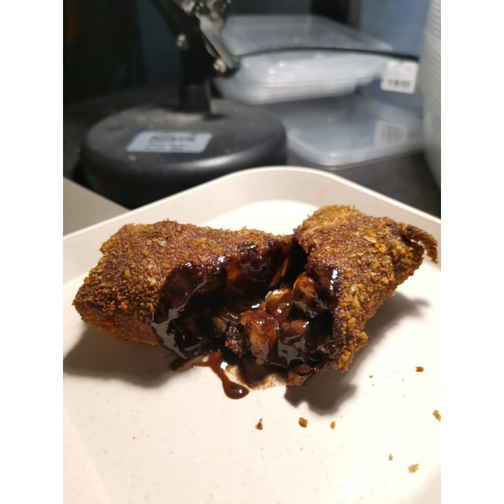 

risol pisang coklat lumer