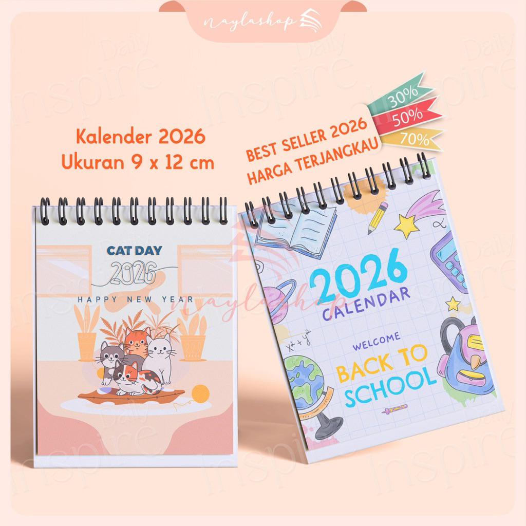 

TERBARU KALENDER 2026/CALENDAR MINI 2026/DESIGN AESTHETIC