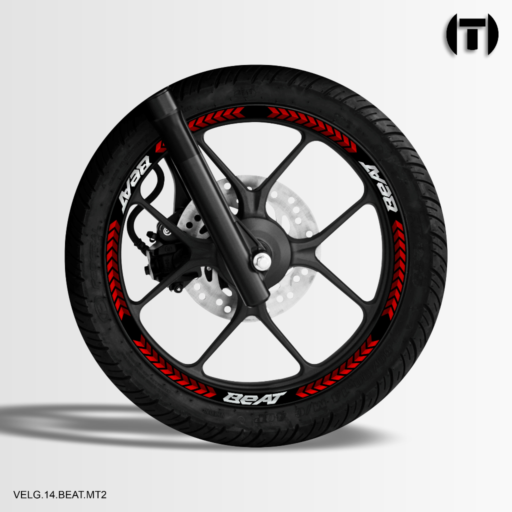 STICKER VARIASI VELG MOTOR SEMUA TYPE RING 14 BEAT VELG.14.BEAT.MT2