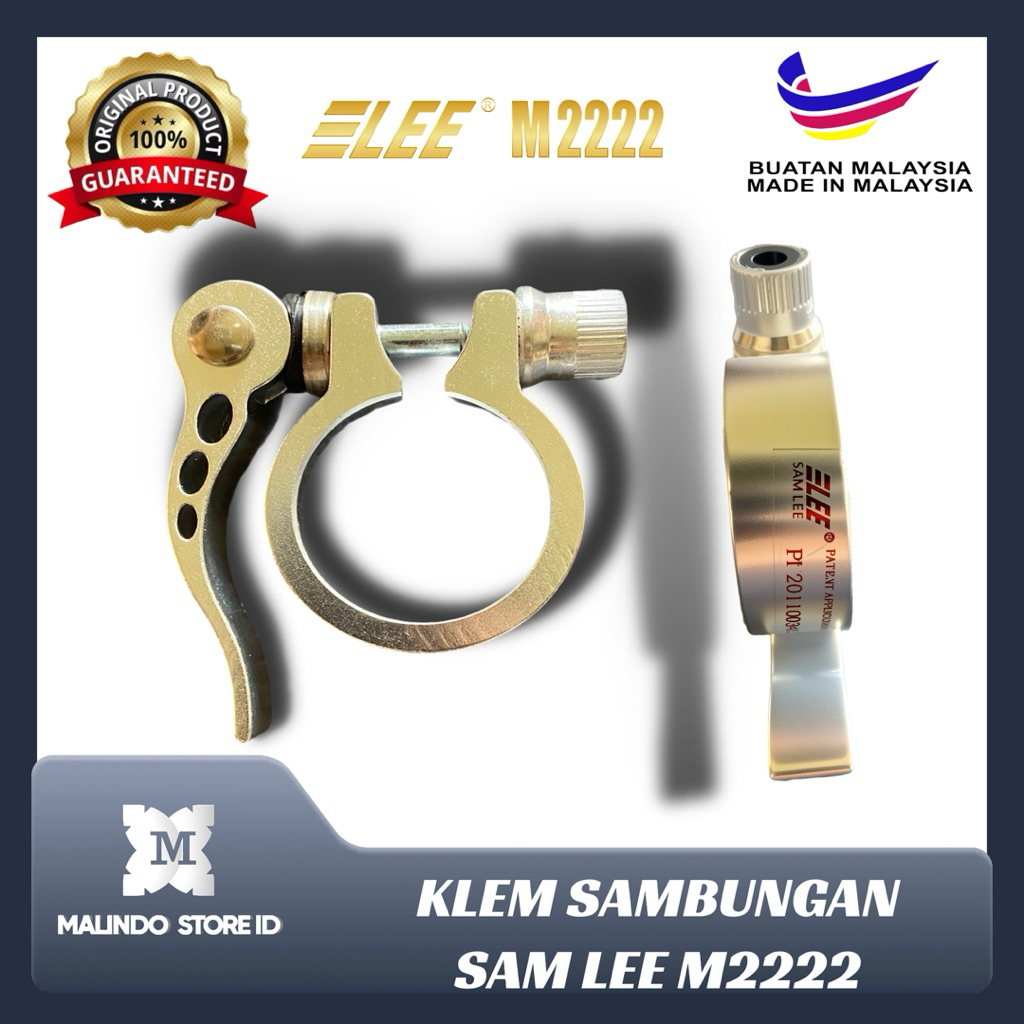 Klem Sambungan Pipa/Galah/Fiber Sawit Sam Lee M2222 Ukuran 33mm-3mm