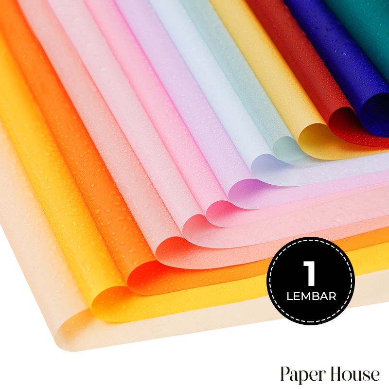 

Kertas Buket Bunga Cellophane HANJI KOREA Waterproof untuk Flower Wrapping - Paper House