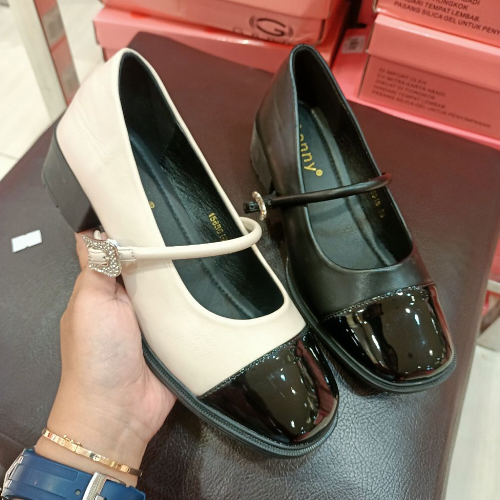 sepatu wanita fantofel sol 5cm GENNY original 5016