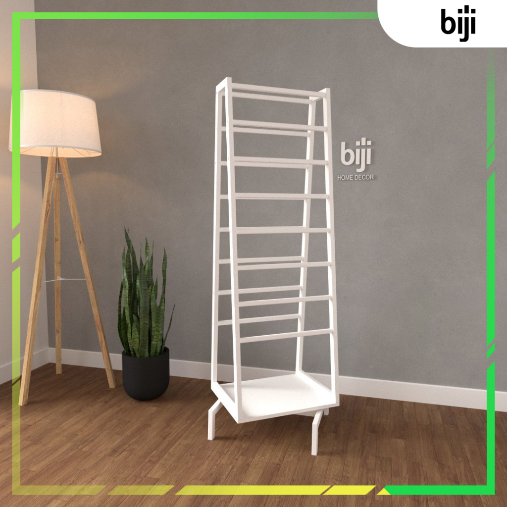 [BIJI] Rak Jilbab Putar Kayu | Penyimpanan Jilbab Pashmina | Rak Jilbab Minimalis