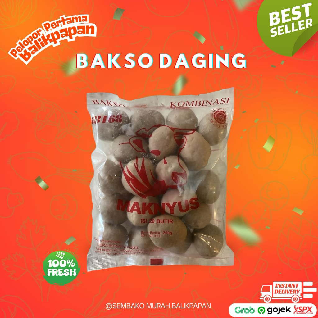 

bakso daging kombinasi MAKNYUS 20 butir