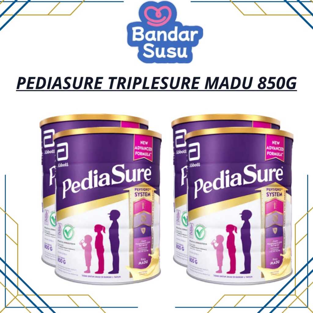 

TERMURAH!!!PEDIASURE TRIPLESURE VANILA/MADU 800G