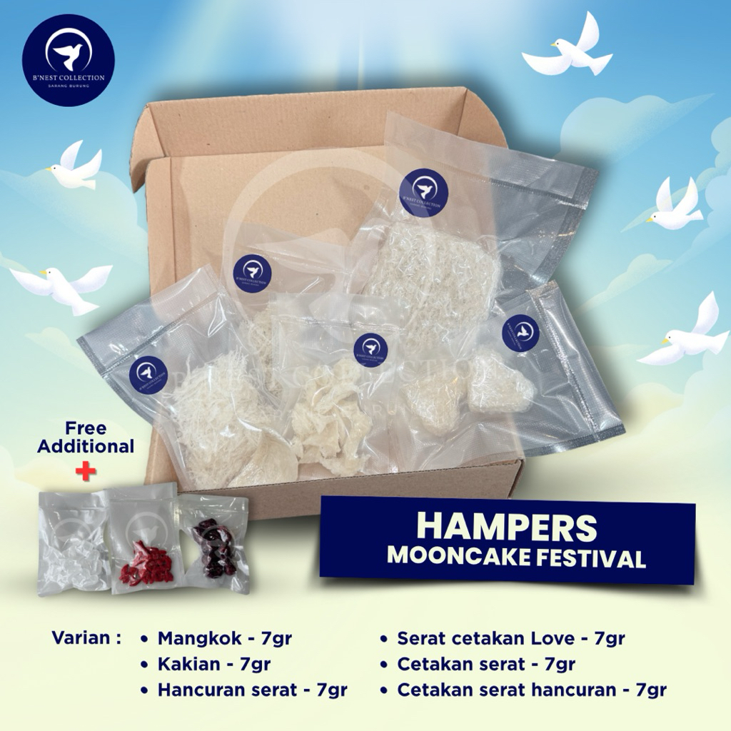 

Hampers MOONCAKE FESTIVAL - Sarang Burung Walet Premium