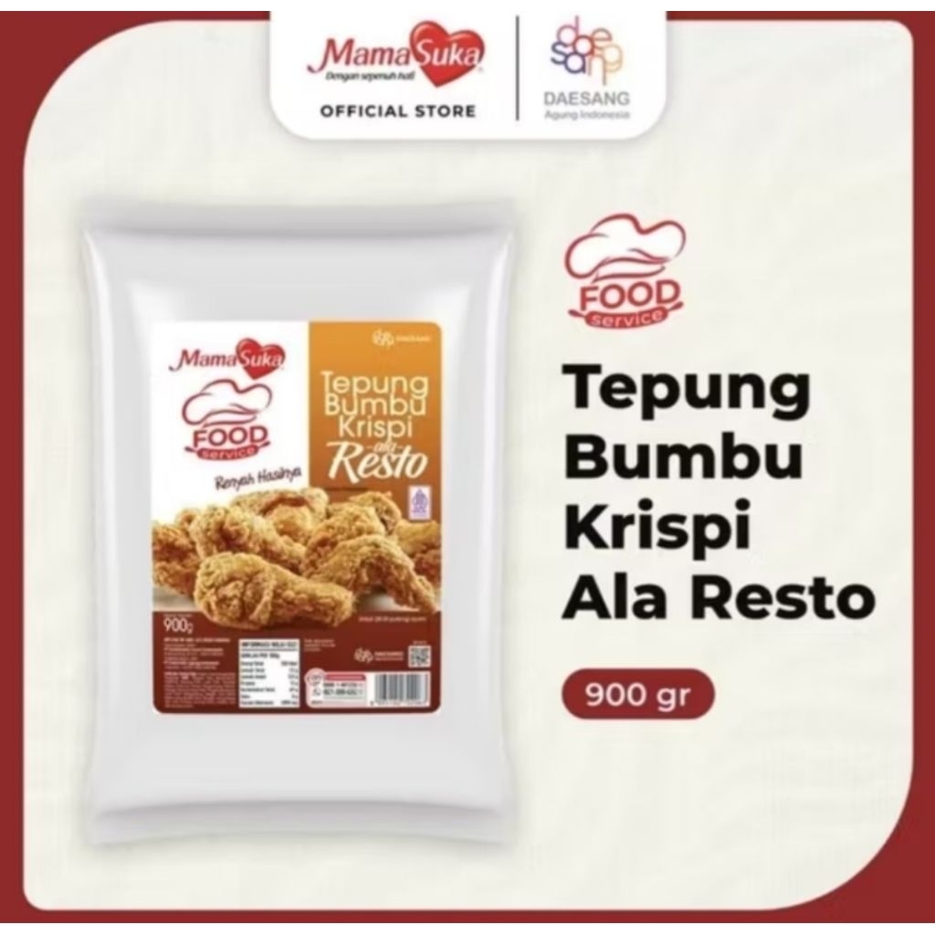 

Mamasuka tepung bumbu krispi ala resto 900 gram