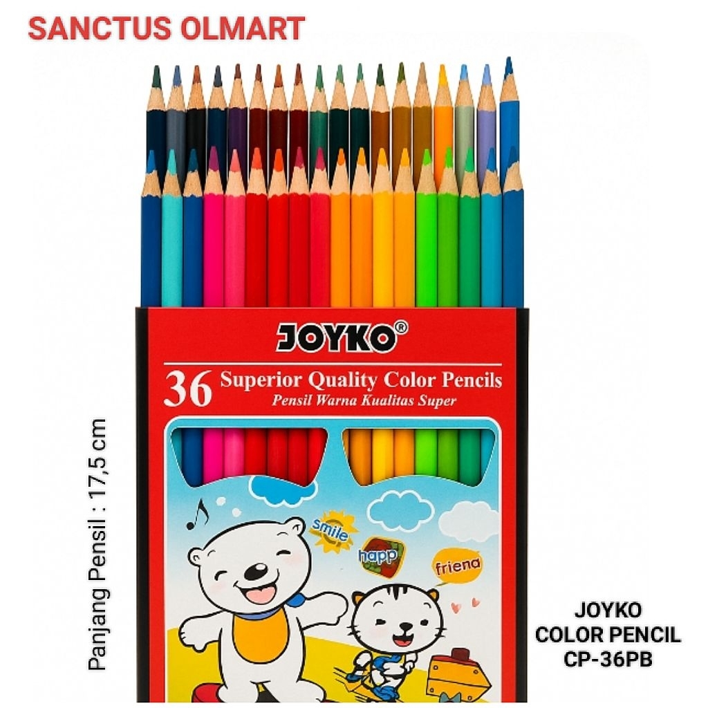 

PENSIL 36 WARNA JOYKO CP-36PB.
