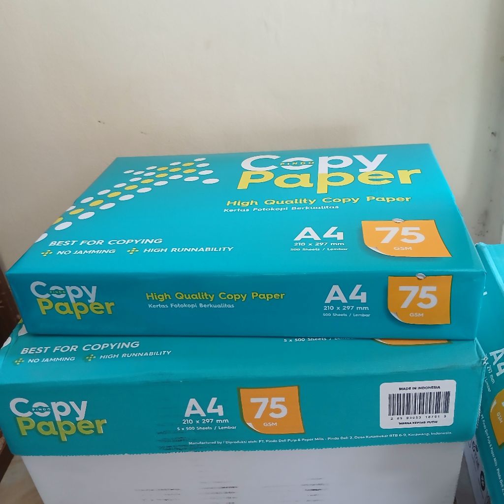 

KERTAS HVS UKURAN A4 COPY PAPER