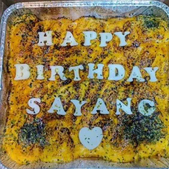 

DIMSUM MENTAI CUSTOM TEXT BIRTHDAY | ANNIVERSARRY | GRADUATION DLL isi 20