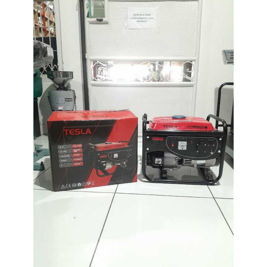 Genset Tesla ET2500C 1000Watt 4Tak Bensin