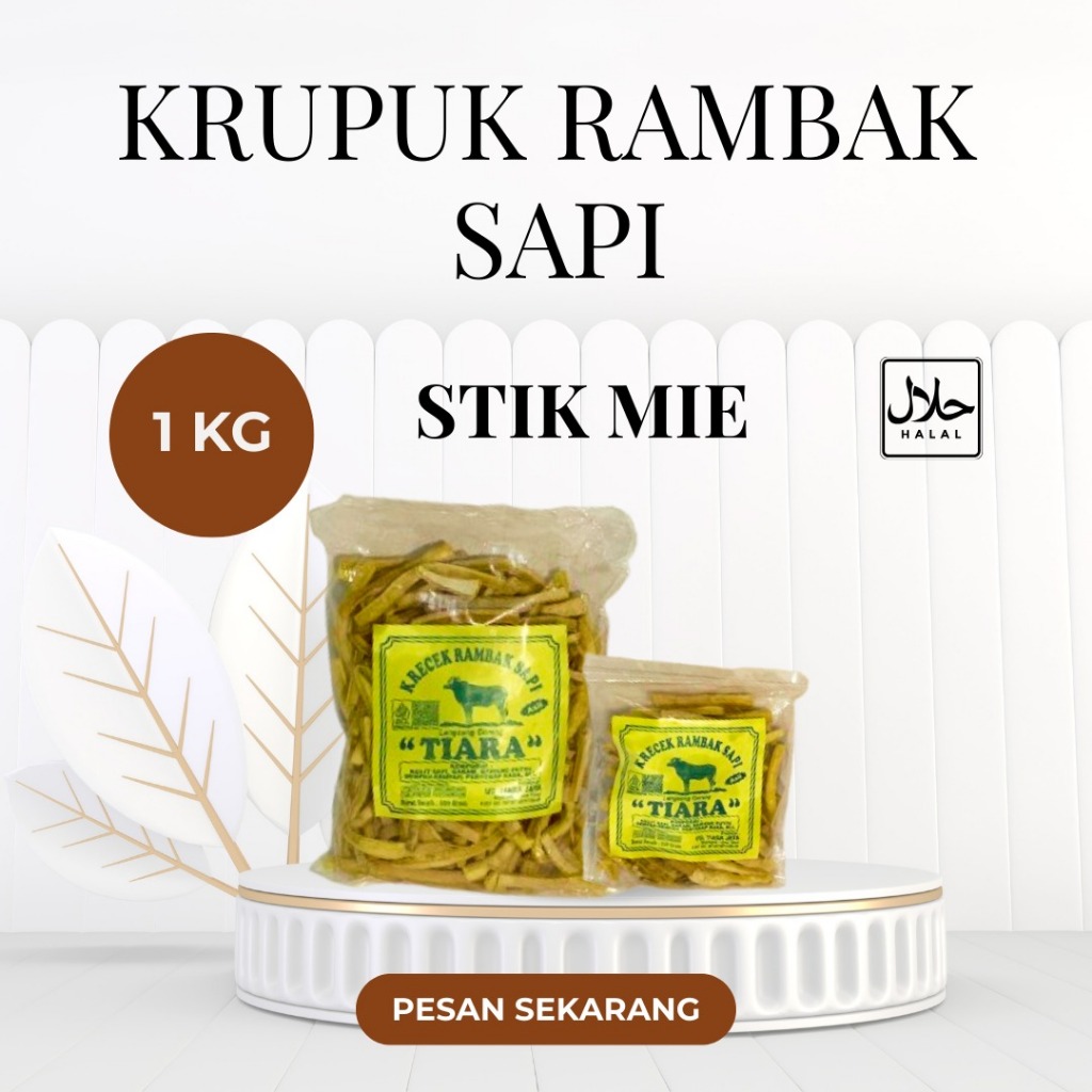 

(1kg) Krecek rambak sapi/krupuk kulit sapi/krupuk kulit/krupuk rambak