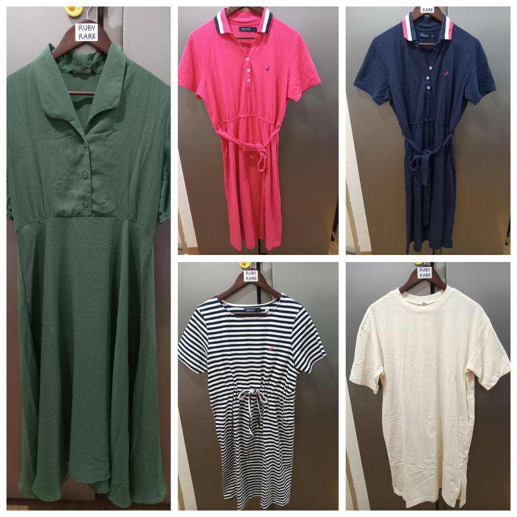 Preloved Dress Katun Dress Casual Wanita Dress Pesta