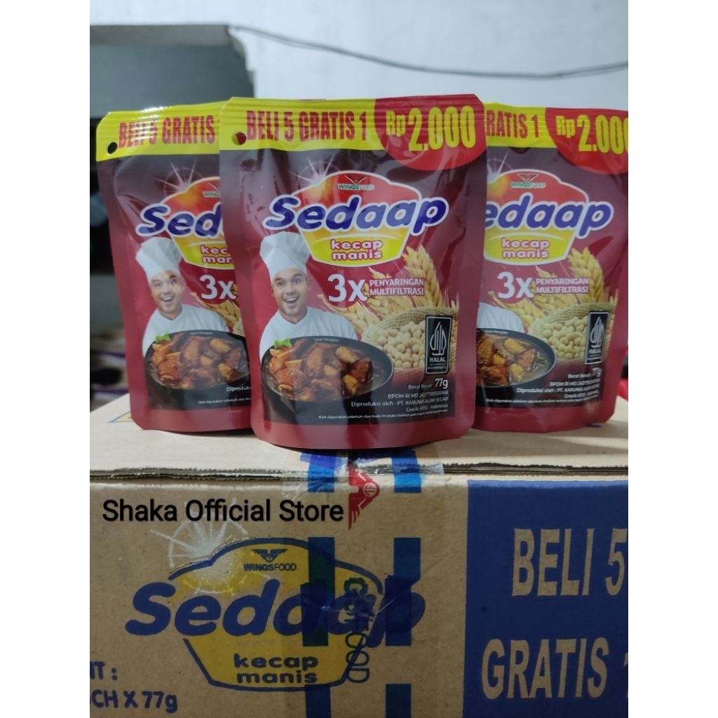 

Kecap Sedap Kecap Manis Kemasan 2000an(77gr)