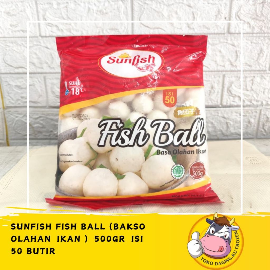 

SUNFISH FISH BALL 500GR ISI 50BUTIR