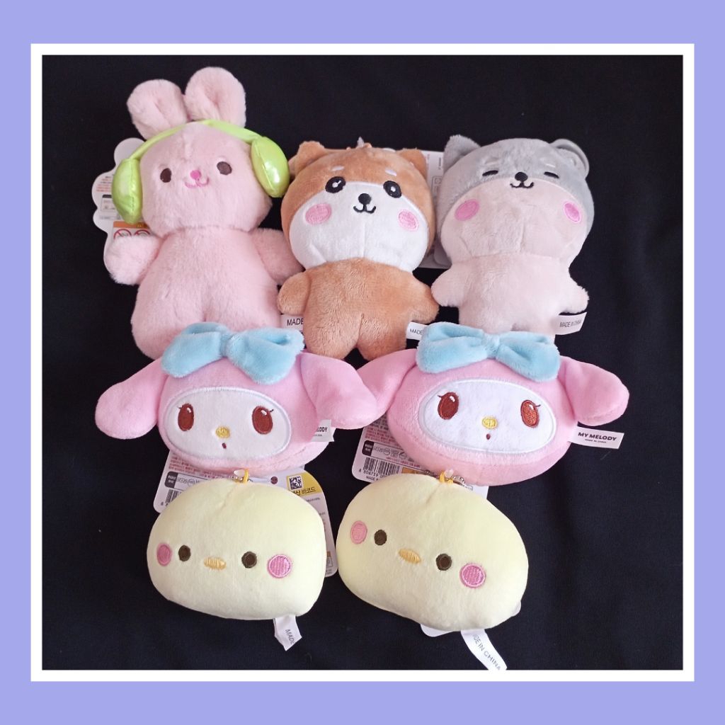 (Ready Stock) Daiso Korea Gantungan Boneka / Keychain Doll Plush / Daisomalz lookalike Bagcharm