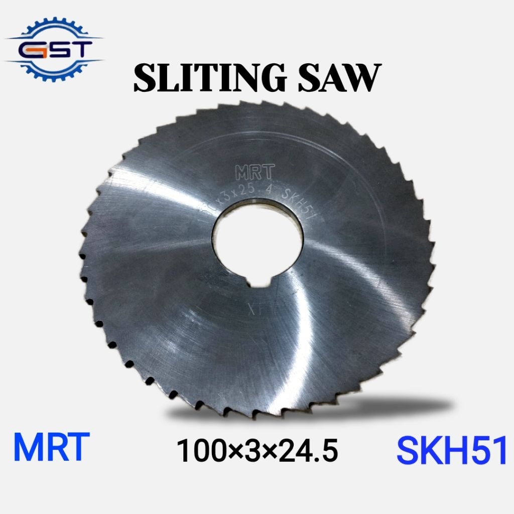 Slitting SAW HSS 3mm gergaji circular Blade MRT 100×3×25.4 SKH51 cutter Milling second