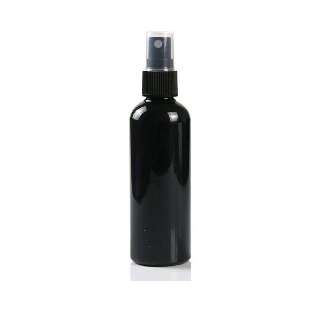 Botol Spray Plastik 100ml Hitam | Botol Parfum | Botol Pewangi Laundry 100ml