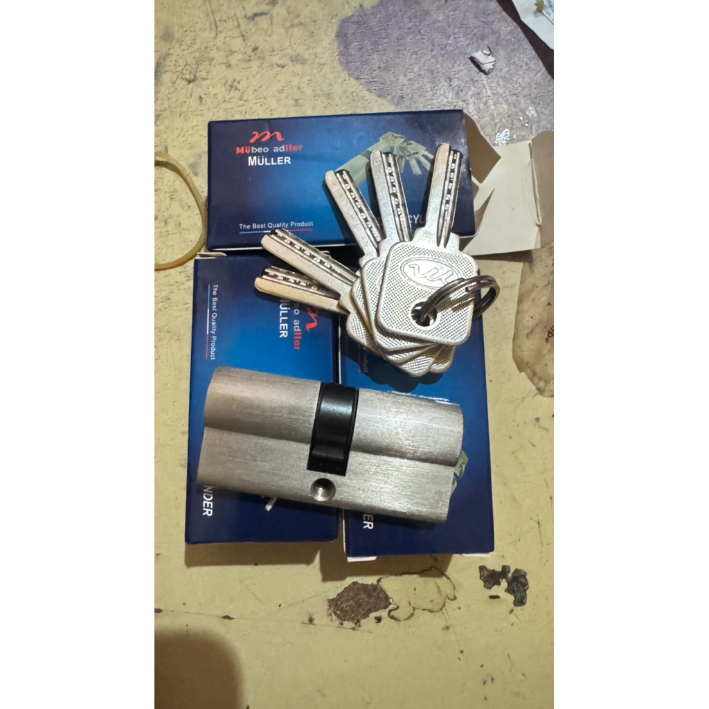 Muller cylinder middle. kunci cylinder kecil muller yg teruji kualitasnya sangat bagus