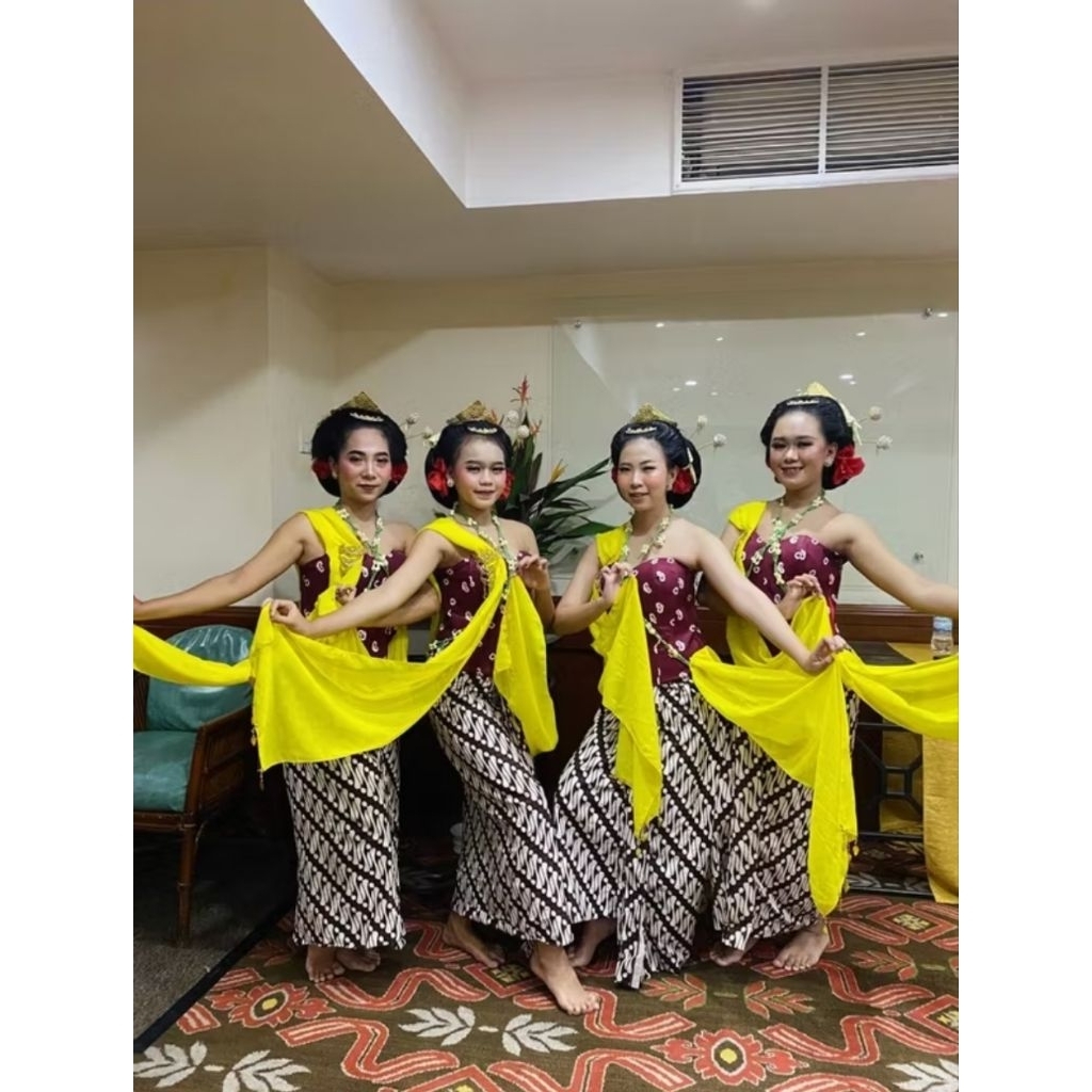 Longtorso Kemben Bustier Kamisol Batik Jumputan