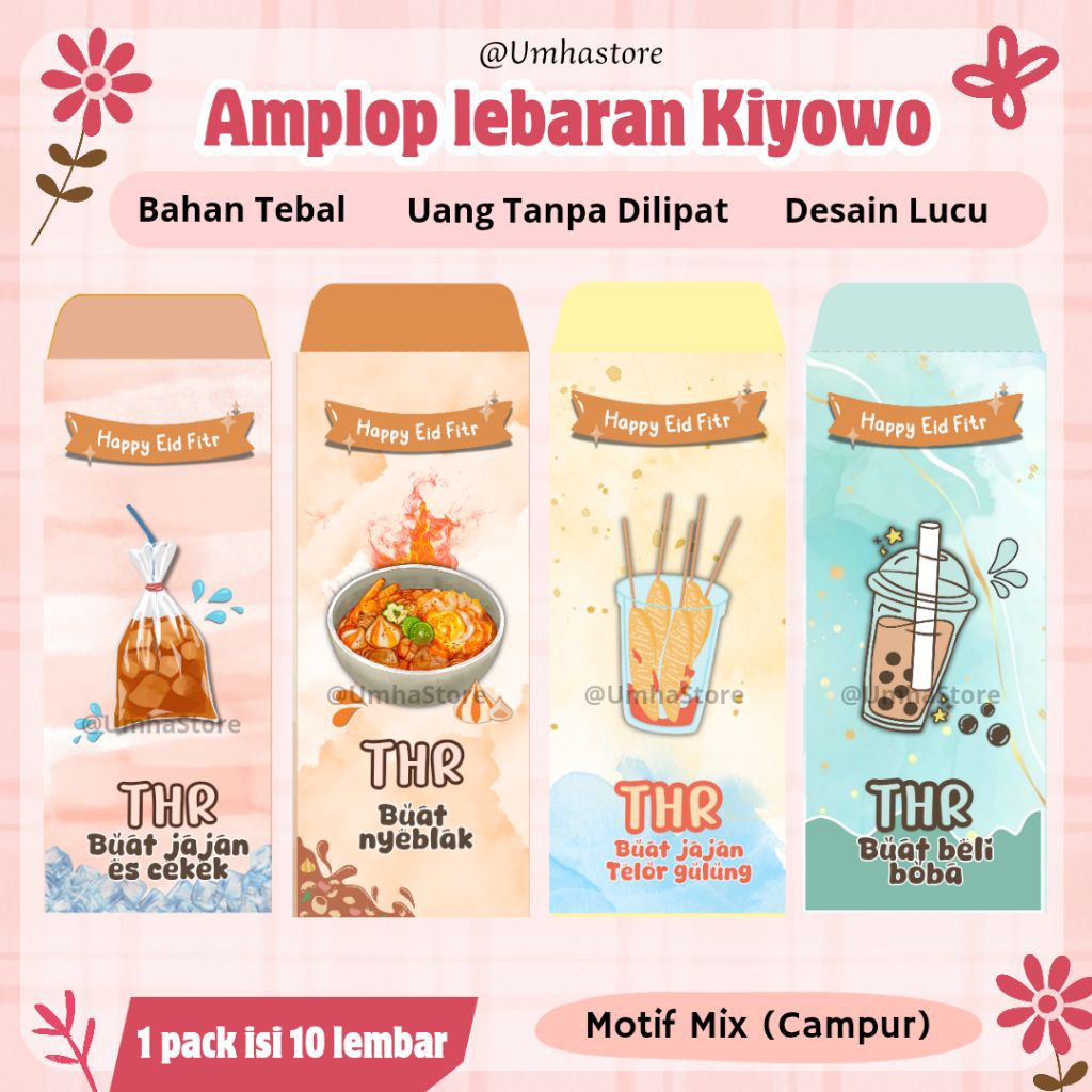 

Amplop Lebaran Idul Fitri Lucu dan Unik tema makanan