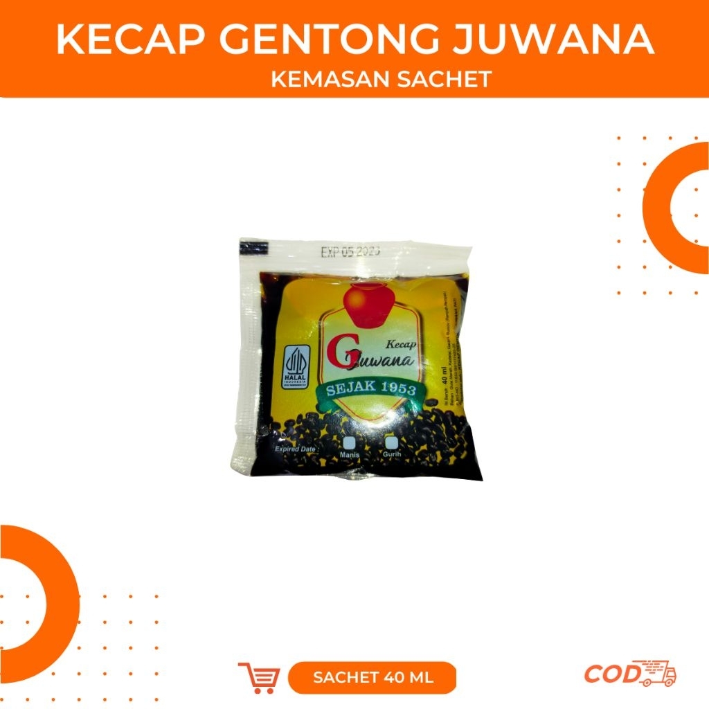 

Kecap Gentong Juwana Sachet 40ml
