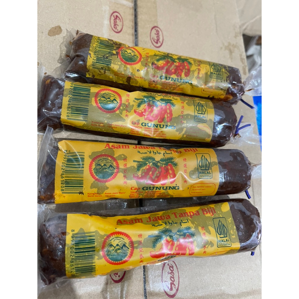 

Asam Jawa tanpa biji Cap gunung