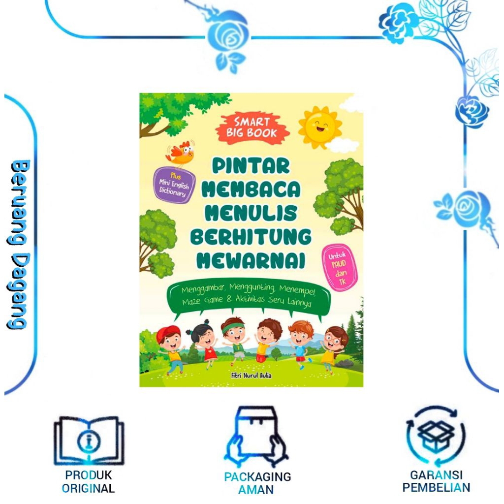Buku Anak SMART BIG BOOK : PINTAR MEMBACA MENULIS BERHITUNG MEWARNAI