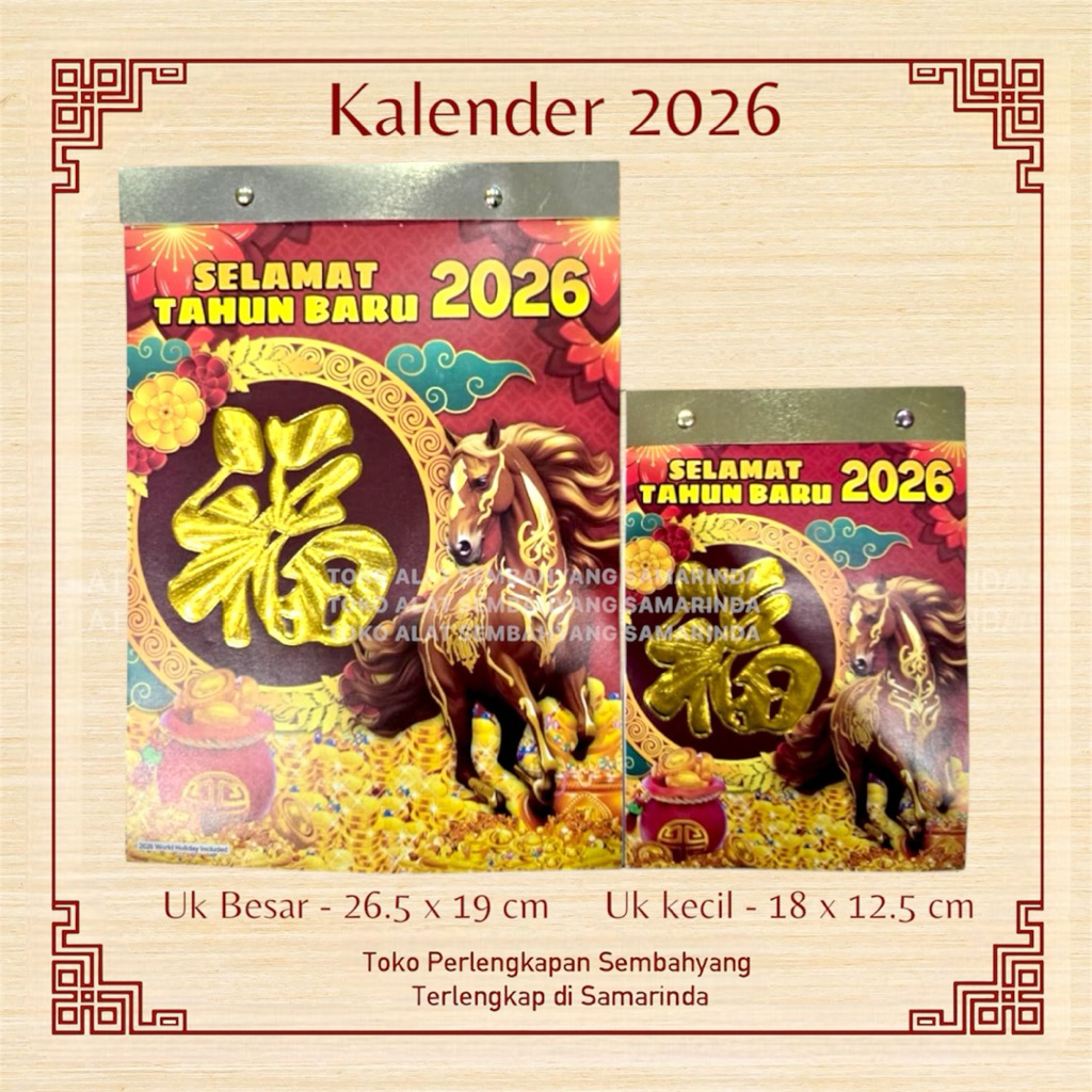 

Kalender Harian 2026 Robek Papan