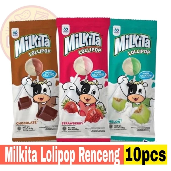 

Milkita Lollipop Strawberry Coklat Melon 10pc