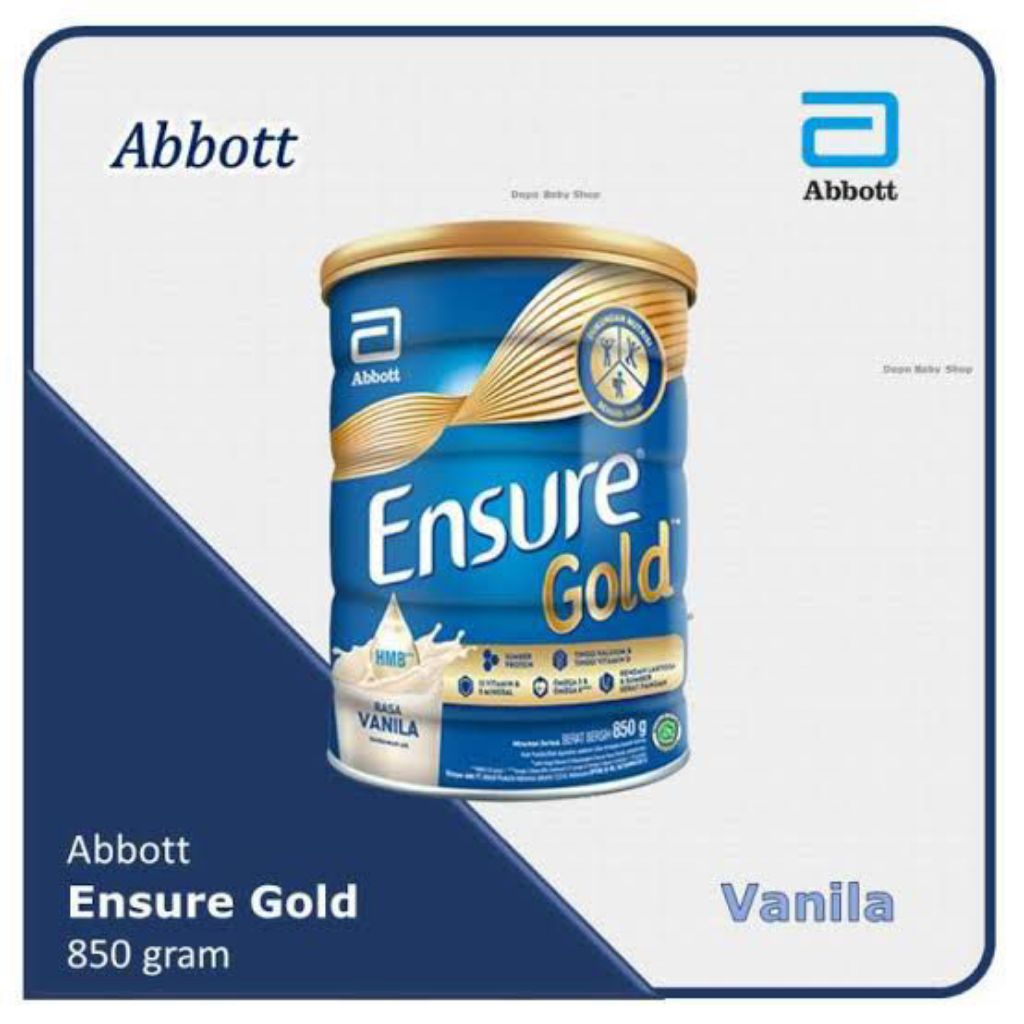

Ensure Gold Coklat/Vanila 150gr/380gr/800gr