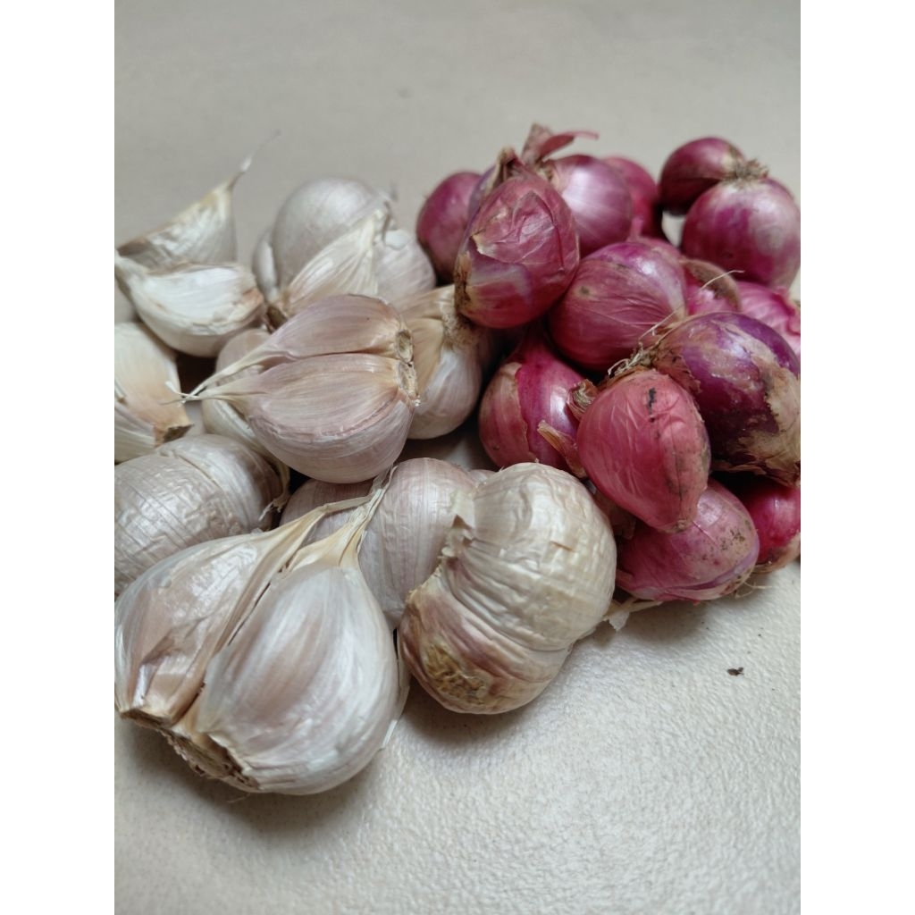 

Paket Bawang Merah Putih Kating Bersih 500gram