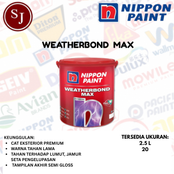 Nippon Weatherbond Max Cat Tembok Eksterior pail 20-kg